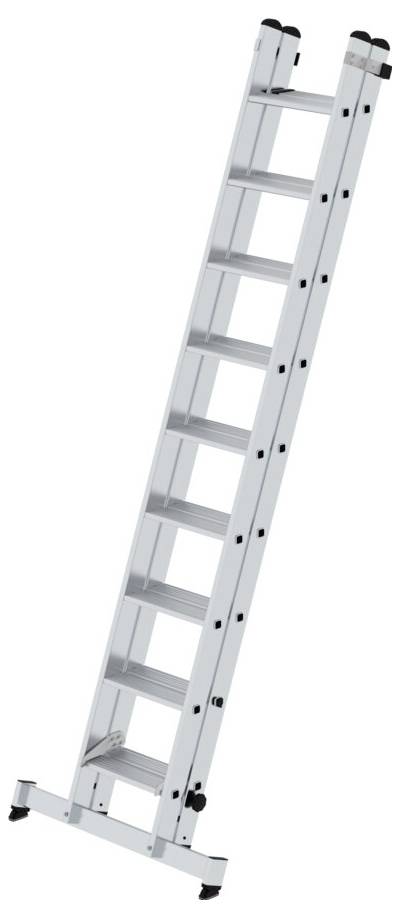 MUNK Günzburger Steigtechnik 040663 Alluminio Scala scorrevole a gradini Altezza operativa max: 4.65 cm 18 kg