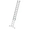 MUNK Günzburger Steigtechnik 040669 Alluminio Scala scorrevole a gradini Altezza operativa max: 6.20 cm 21.5 kg