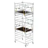MUNK Günzburger Steigtechnik 115234 Alluminio Trabattello pieghevole Altezza operativa max: 6.04 cm 5.14