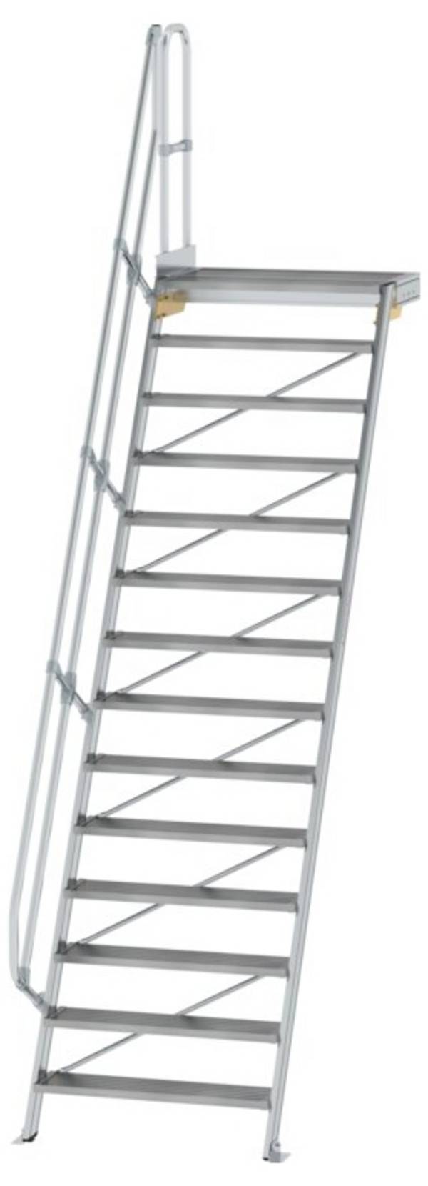 MUNK Günzburger Steigtechnik  600414 Alluminio, Acciaio zincato Scaletta