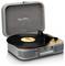 Giradischi in stile valigia con disco in riproduzione. Nella parte superiore è presente la scritta 'Classic Phono'.