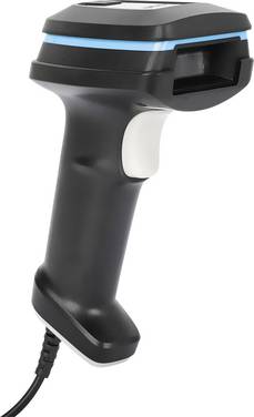 Manhattan 154116 Scanner bar code 2D Cablato 1D, 2D LED Nero Scanner portatile USB-A