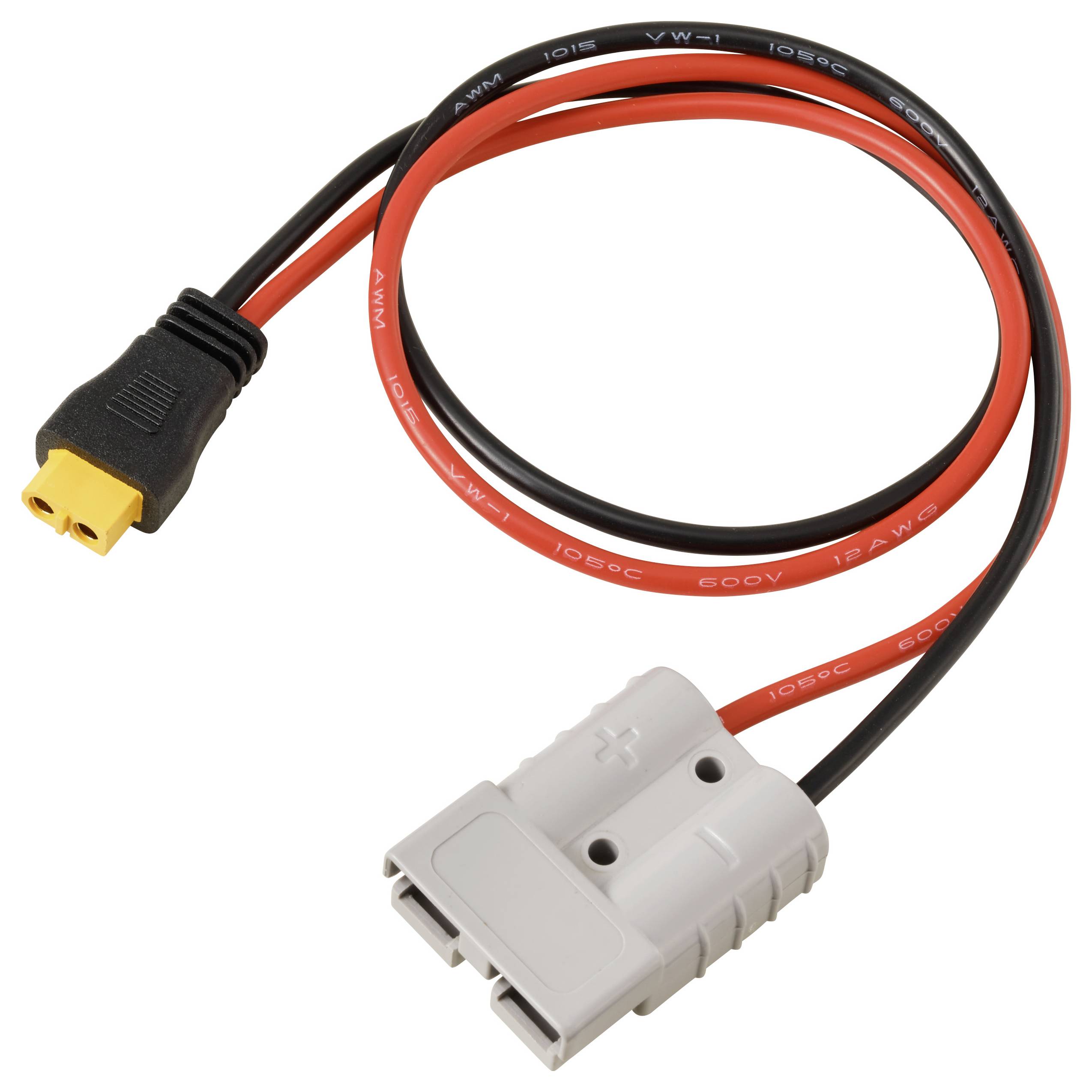 Collegamento batteria 50 a su cavo XT60 0,5 m. TC-13619308 Nero, Rosso TRU COMPONENTS Contenuto: 1 pz.-1