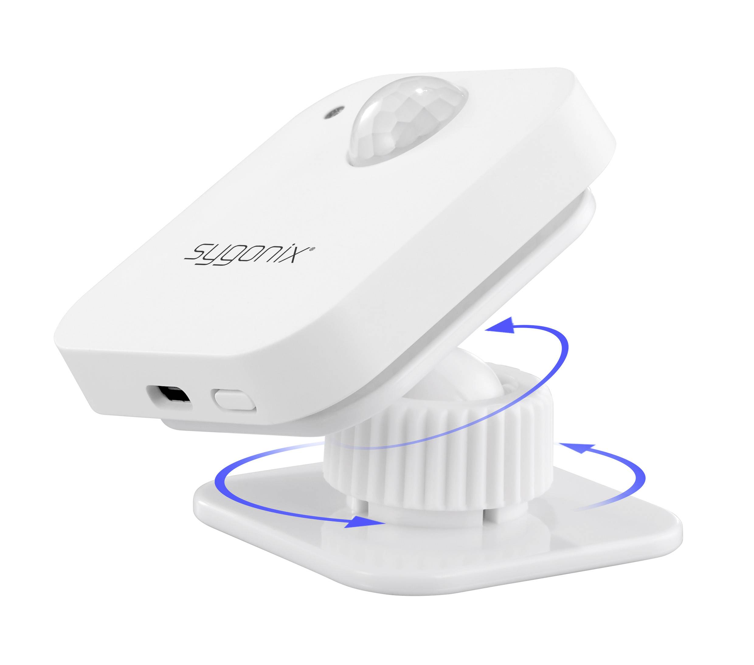 Sygonix SY-6811312 parete, Soffitto Rilevatore di movimento 120 ° Bianco-8