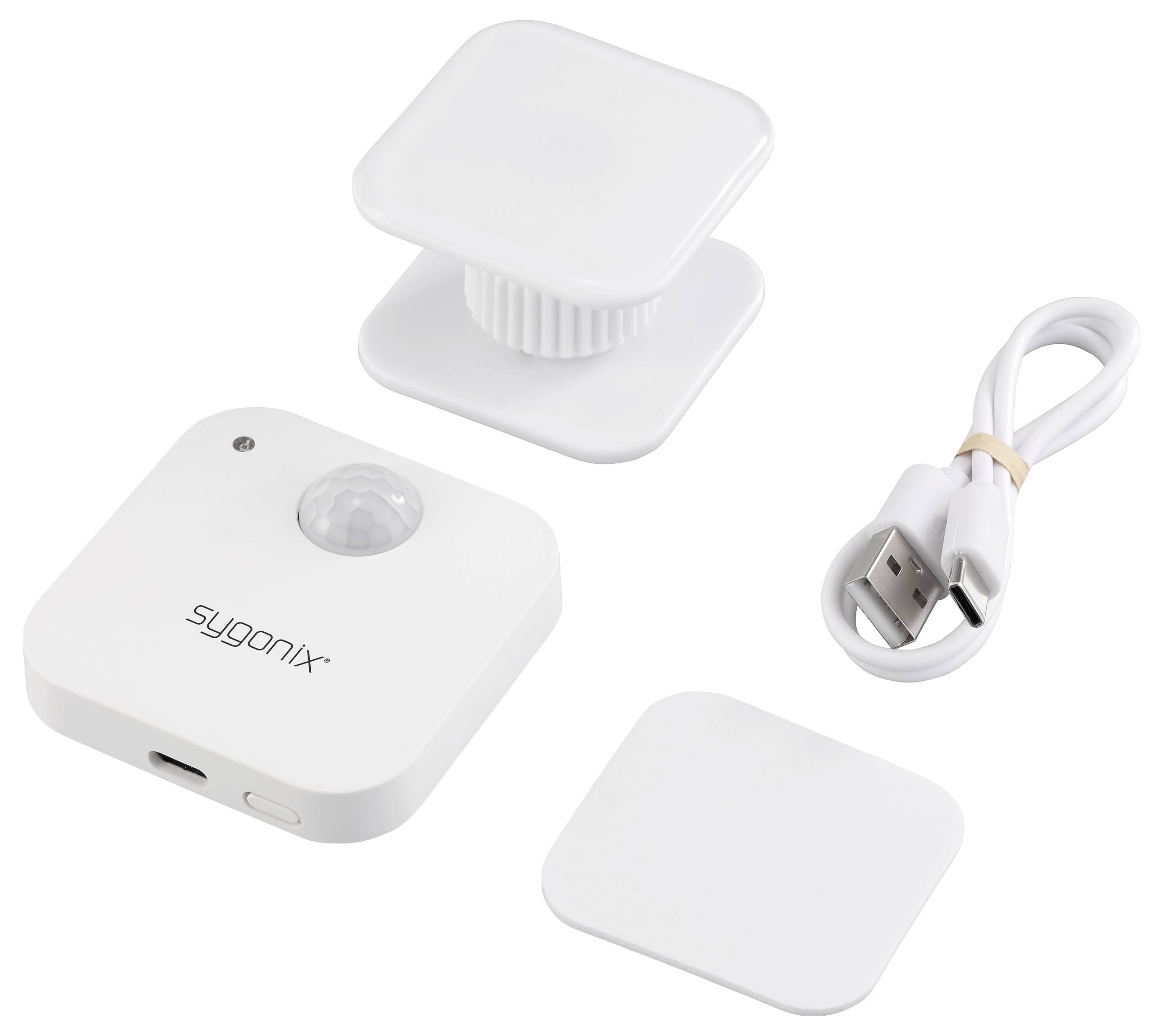 Sygonix SY-6811312 parete, Soffitto Rilevatore di movimento 120 ° Bianco-4
