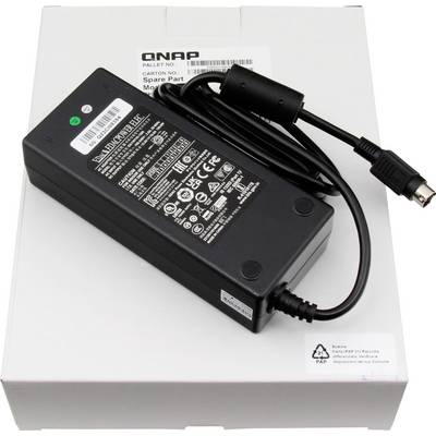 Alimentatore nero con connessione via cavo su un cartone bianco. L'alimentatore reca la scritta 'PRODRIVE', circondato da dettagli tecnici.