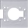 PER piastra di base, quadrata, 7 x 96 x  96 mm Bosch Accessories 2608001111