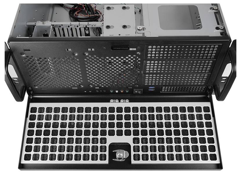 Chief UNC-409S-B-OP-OP Benchtable Contenitore Nero-4