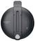 Altoparlante Bluetooth rotondo di colore grigio scuro di Ultimate Ears con manico. Sul lato sono raffigurati simboli di controllo.