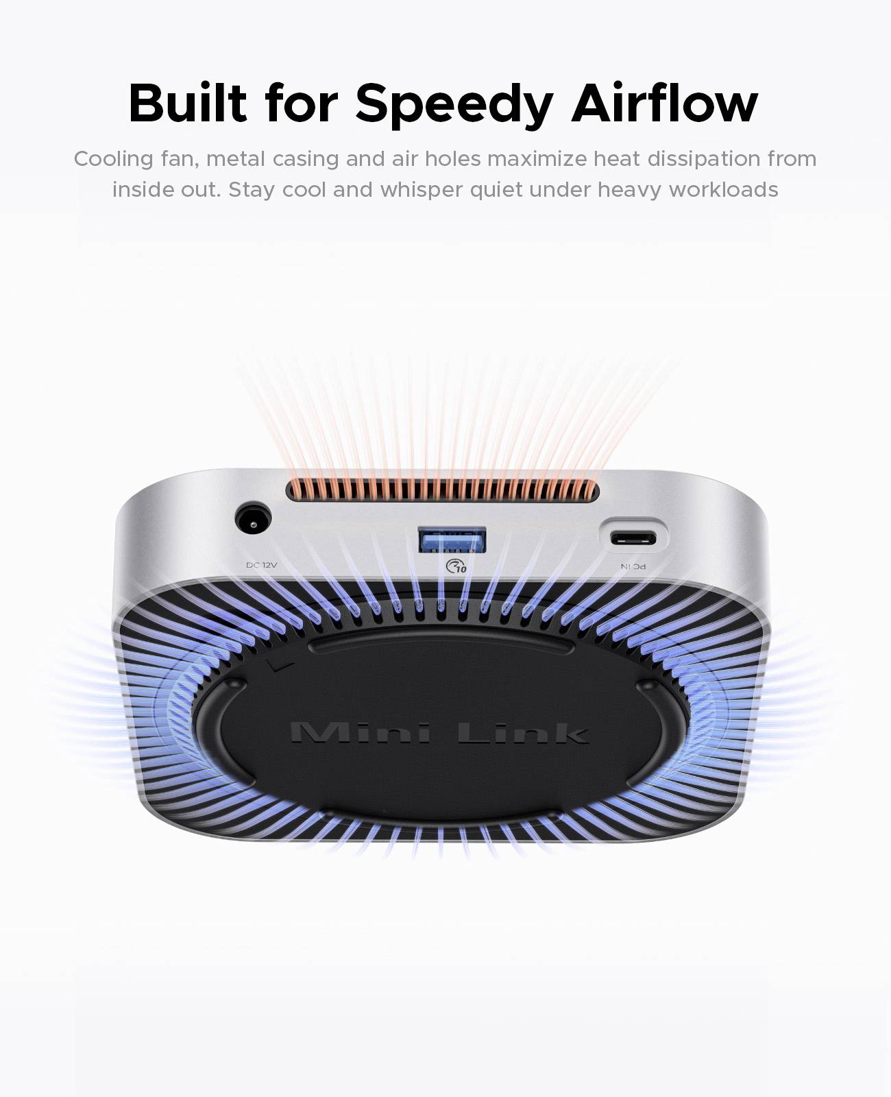 ORICO Docking station USB-C® MiniLink M49P Adatto per marchio: Apple Slot SSD M.2-8