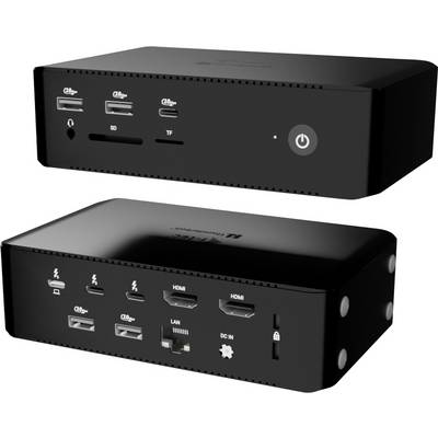i-tec Docking station Thunderbolt™ 5 Thunderbolt 5 Quattro Display Docking Station + Power Delivery 140W-0