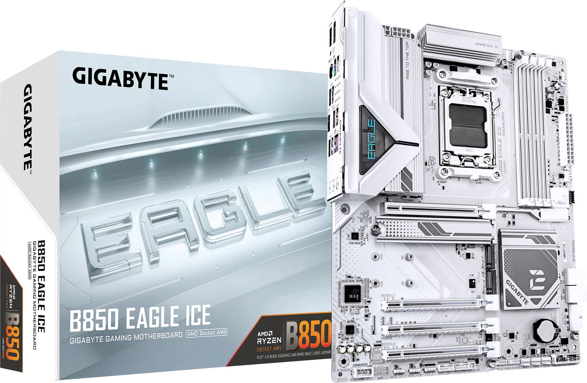 Gigabyte B850 Mainboard Attacco (PC) #####AMD AM5 Fattore di forma (dettagli) ATX Chipset della scheda madre AMD® B850-0