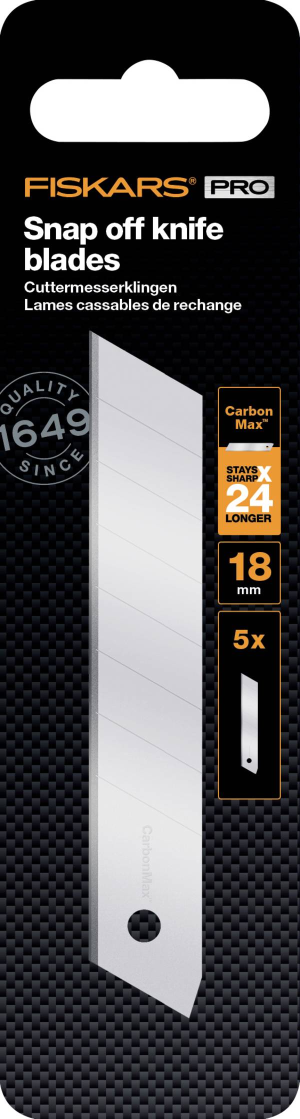 Fiskars 1027232 Lame troncabili CarbonMax™, 18 mm 5 pz.