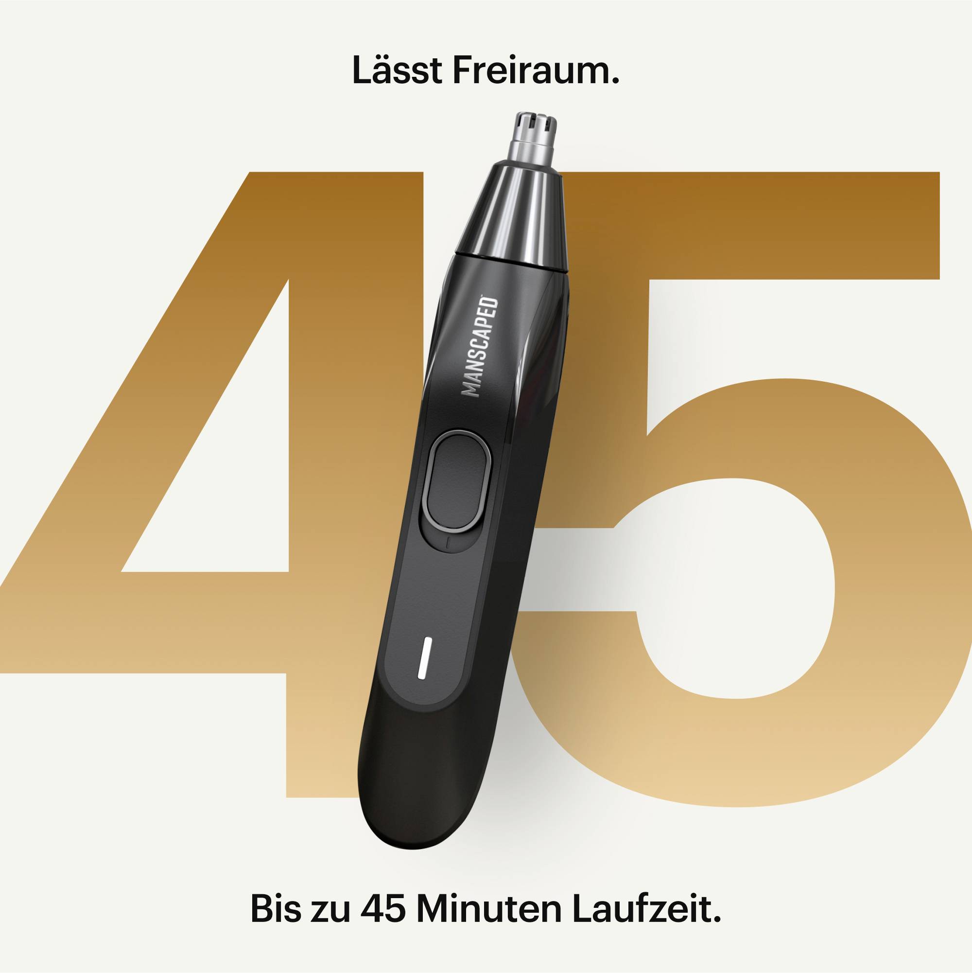 MANSCAPED Weed Wacker 2.0 Regolapeli per naso e orecchie Nero-6