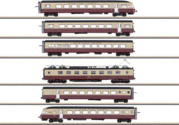 Märklin 88730 Treno a motore rapido Rae TEE II in scala Z di SBB