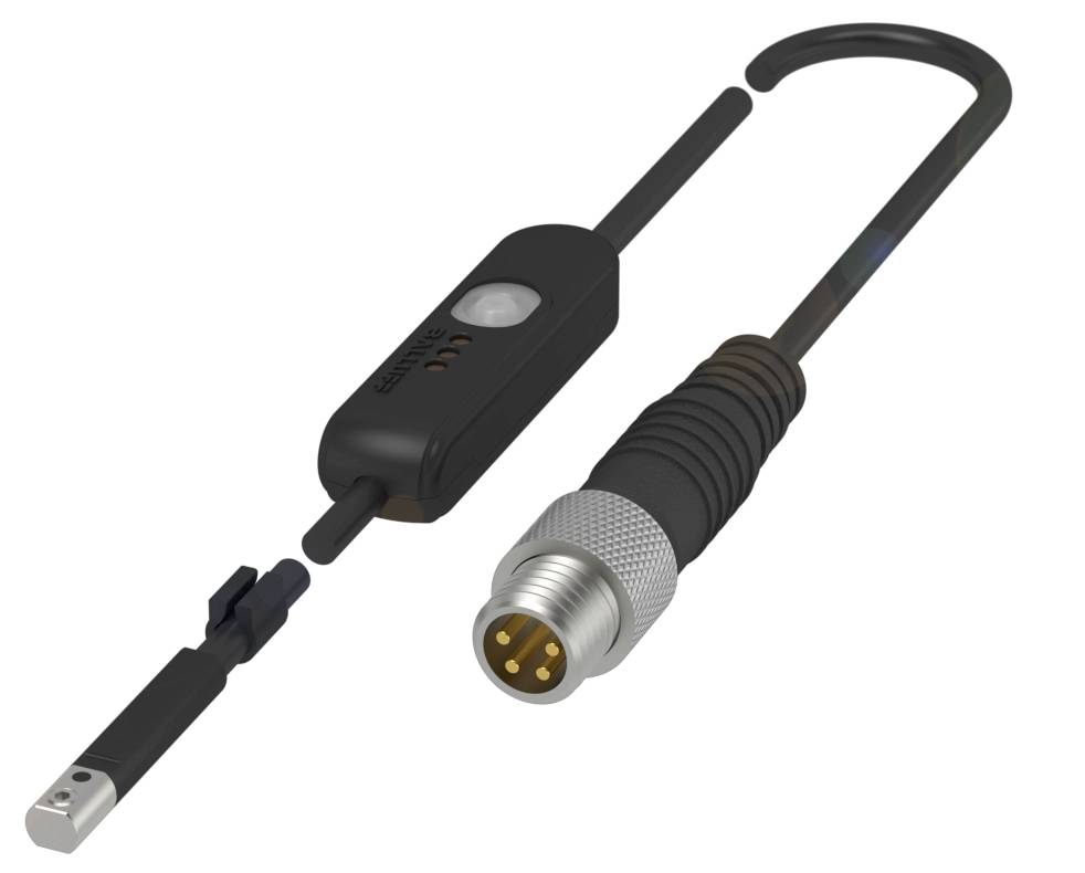 BALLUFF Sensore di campo magnetico Magnetico BMF 203K-H-PS-C-A2-S75-00,3 BMF00JH PNP normalmente chiuso (L x L x A) 20 x 2.9 x 3.6 mm Pezzo