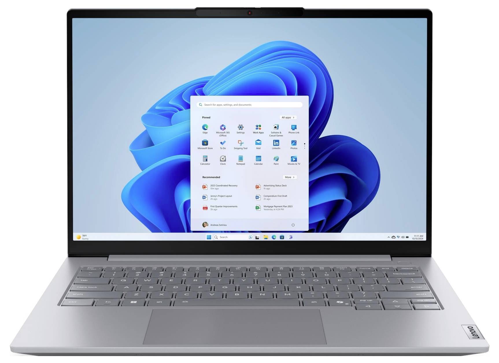 Lenovo Notebook ThinkBook 14 G8 IAL, ThinkBook 14 Gen 8 35.6 cm (14 pollici) WUXGA Intel® Core™ Ultra 5 225U 32 GB RAM 5-2