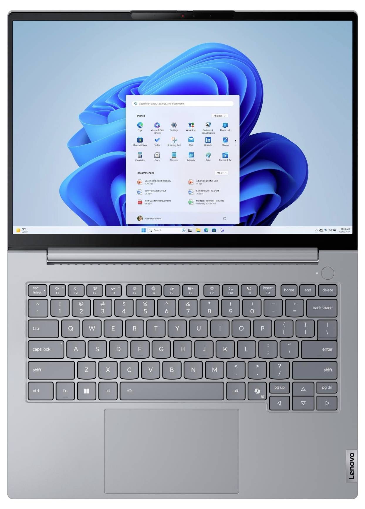 Lenovo Notebook ThinkBook 14 G8 IAL, ThinkBook 14 Gen 8 35.6 cm (14 pollici) WUXGA Intel® Core™ Ultra 5 225U 32 GB RAM 5-9