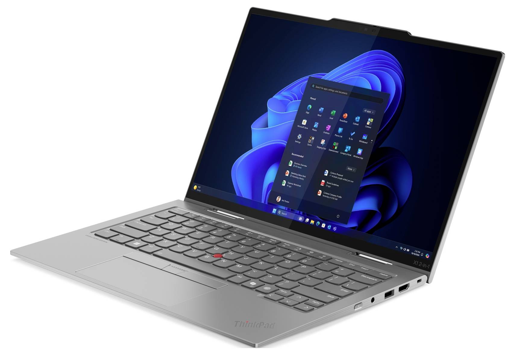 Lenovo 2-in-1 Notebook / Tablet ThinkPad X1 35.6 cm (14 pollici) WUXGA Intel® Core™ Ultra 7 (Series 2) 258V 32 GB RAM 1 -6