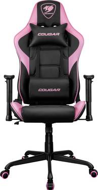 Cougar CGR-ELI-PNB Sedia da gioco Nero, Rosa