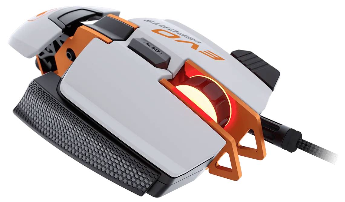 Cougar CGR-WOMW-700M EVO Mouse da gioco Cablato Ottico Bianco 1600 dpi-3