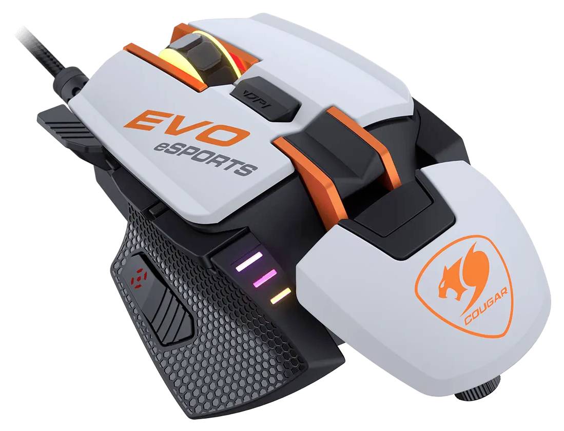 Cougar CGR-WOMW-700M EVO Mouse da gioco Cablato Ottico Bianco 1600 dpi-4