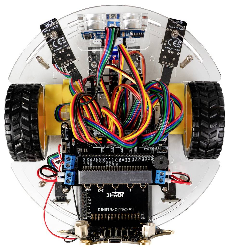 Joy-it Robot in kit da montare Calliope "JoyCar" KIT da costruire CAR-ROBO-Calliope-2