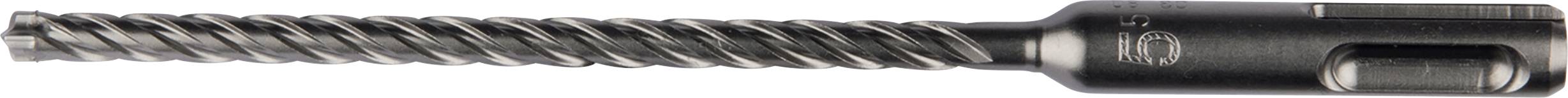 Makita B-63214 Metallo duro pieno Kit punte per pietra 5 mm Lunghezza totale 115 mm SDS-Plus 10 pz.-0