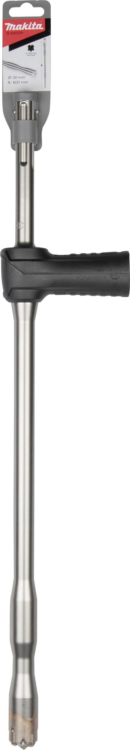 Makita B-64509 B-64509 Acciaio Punta di aspirazione 30 mm Lunghezza totale 600 mm SDS-Max 1 pz.-0