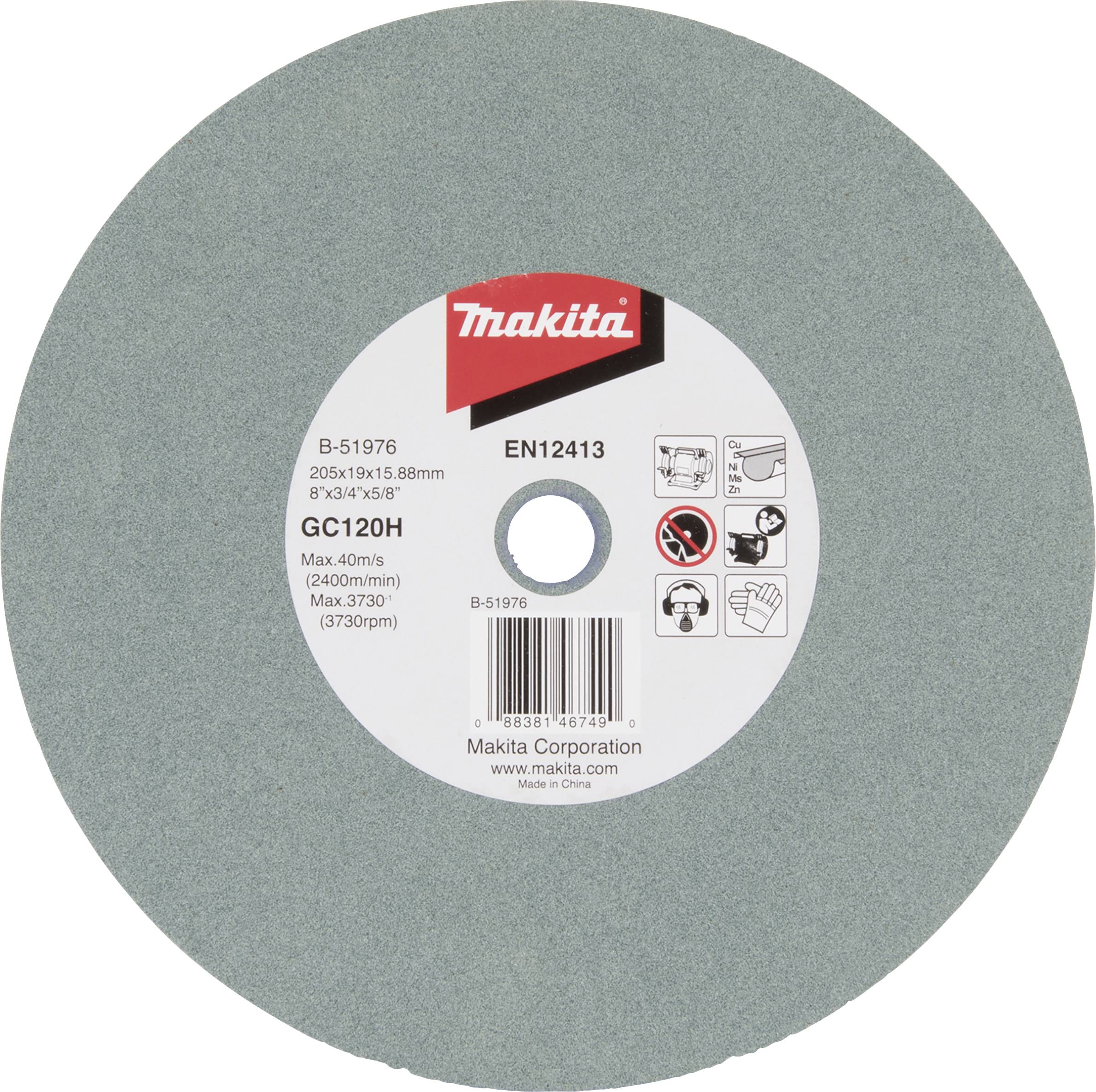 Makita B-51976 Pietra abrasiva Makita GC120H205x19x15,8 B-51976 Diametro 205 mm 1 pz.-0