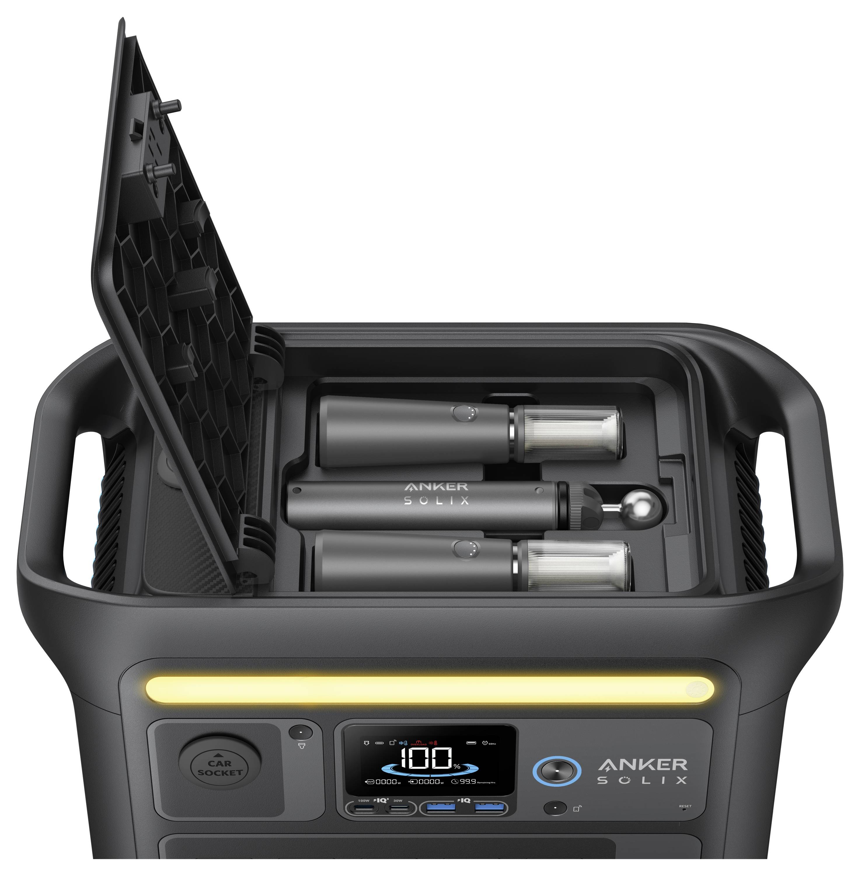 Anker SOLIX C800X Powerstation LiFePO 4 Torcia a LED, Outdoor-10