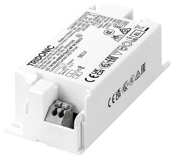 Tridonic LC 14W 100–400mA flexC NFC SC EXC3 Driver per LED Corrente costante 14 W 0.4 A 7.5 - 42 V regolabile 1 pz.-0