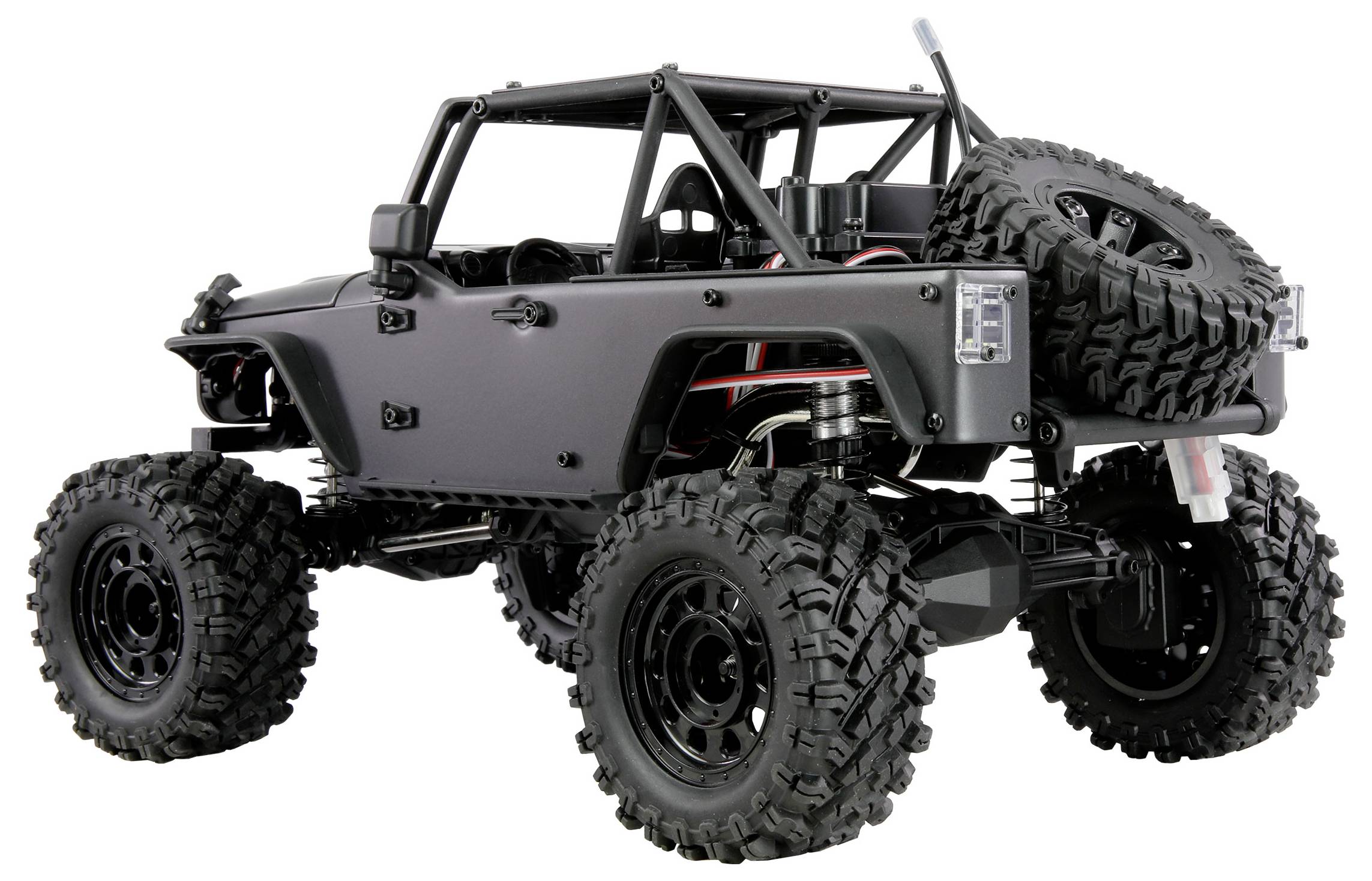 Crawler Amewi Hyper Go SC Scale Crawler Brushless 1:12 Automodello per principianti Elettrica RtR 2,4 GHz con effetto lu-2