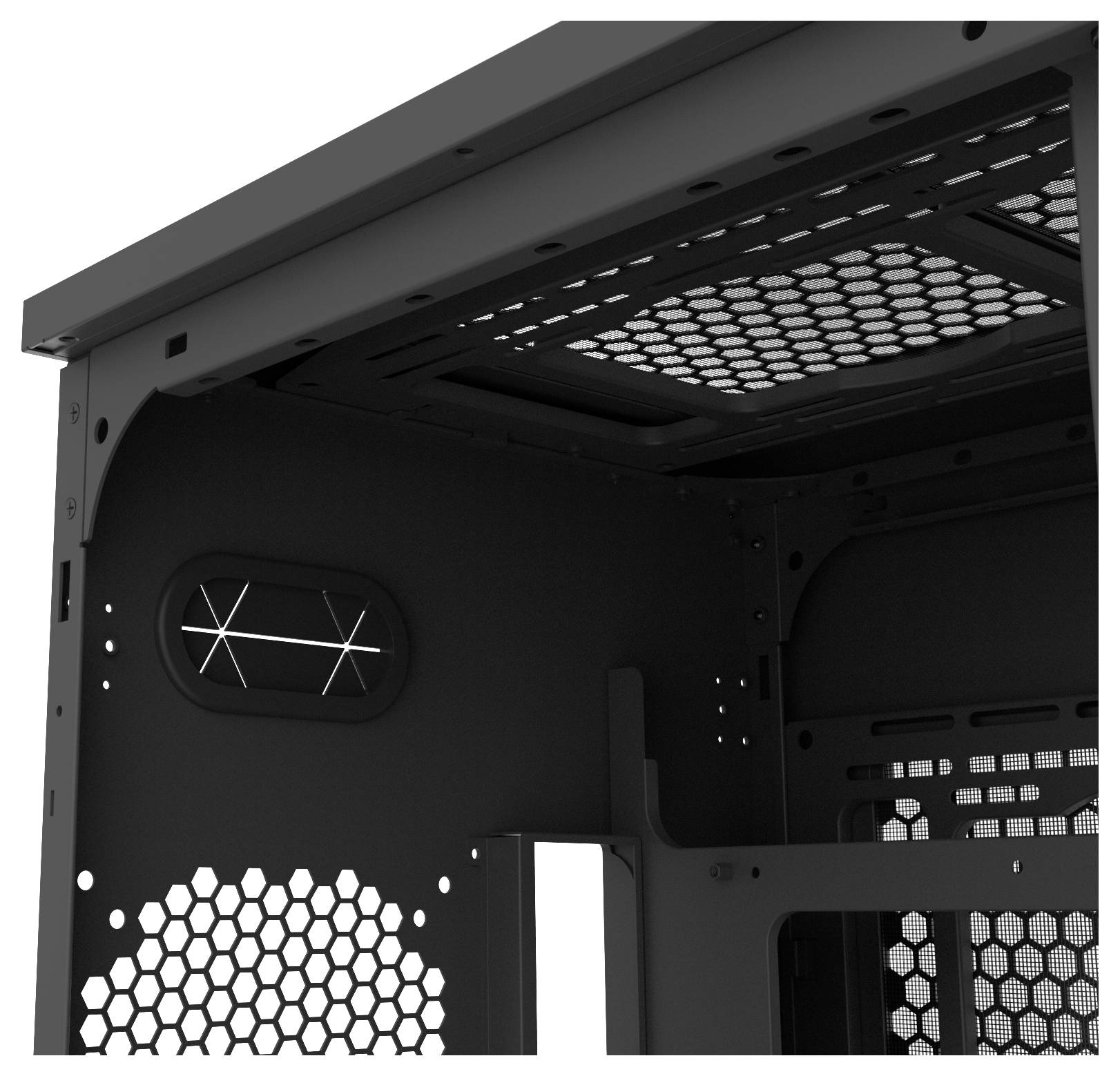 Thermaltake AX700 TG Black Full Tower PC Case da gioco Nero-22