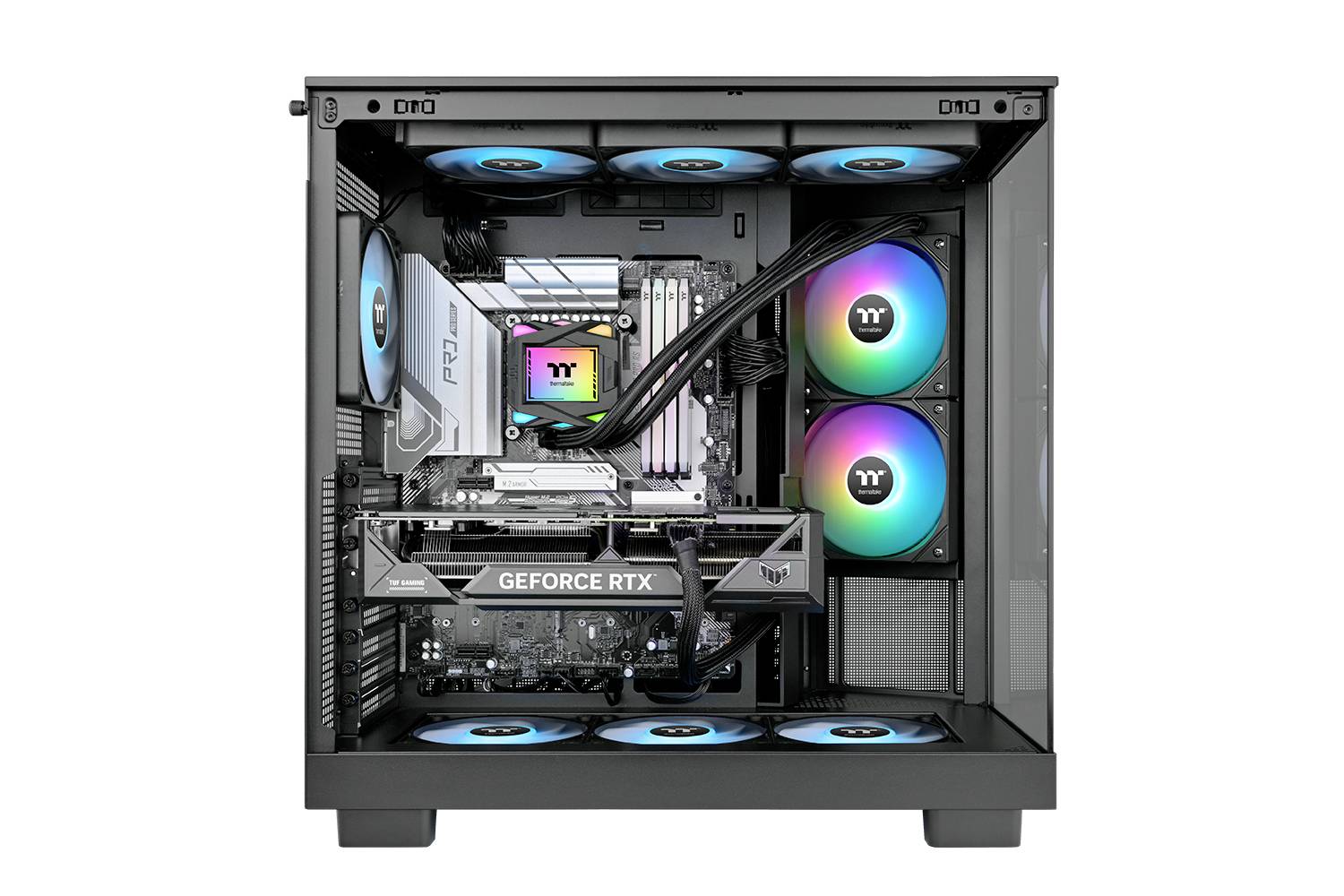 Thermaltake LA240 ARGB Sync All-In-One Liquid Cooler System Black Raffreddamento ad acqua per PC-13