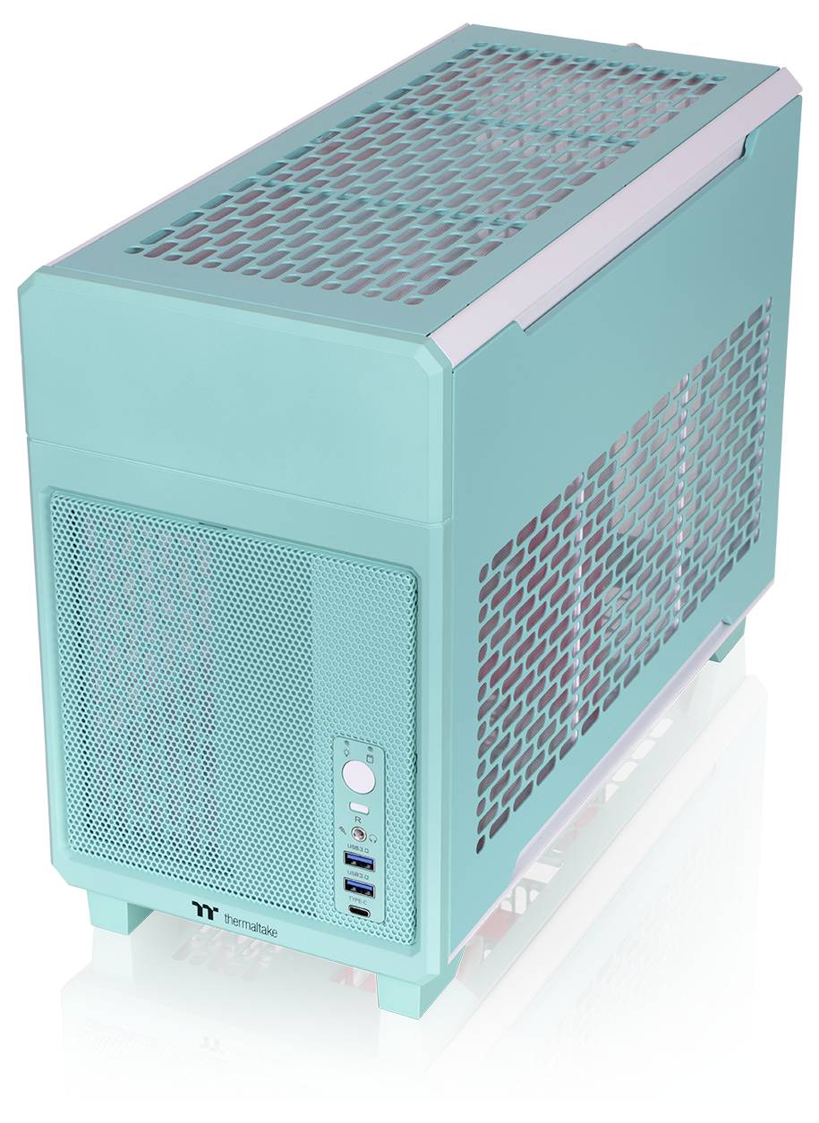 Thermaltake TR100 Mint Strawberry Mini-Tower PC Case da gioco Menta, Fragola-2