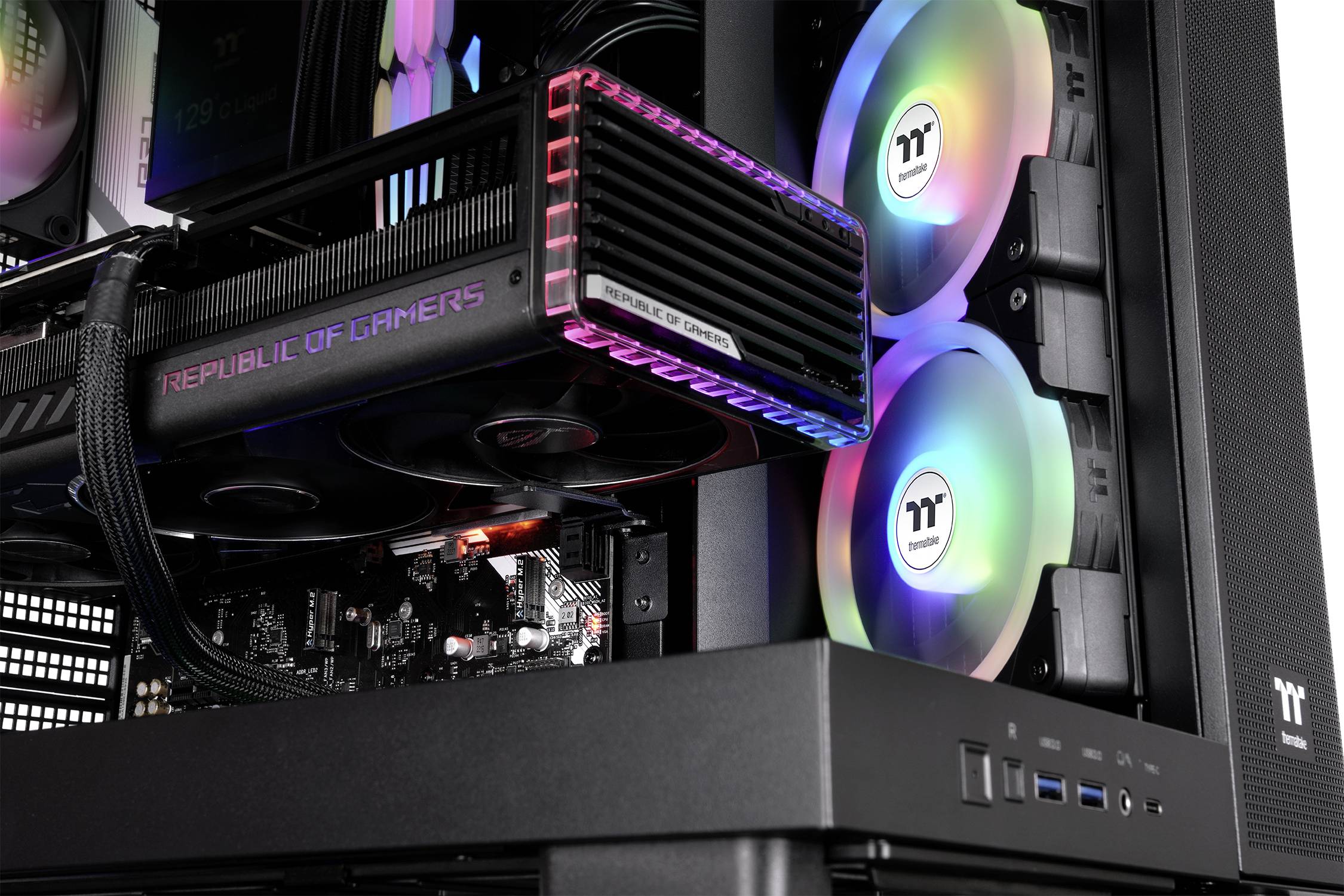 Thermaltake View 380 XL TG ARGB Black Midi-Tower PC Case Nero-19