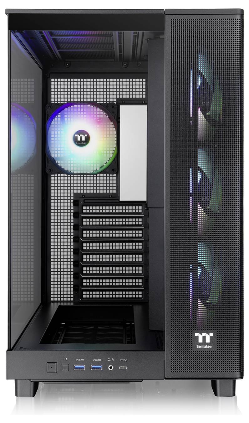 Thermaltake View 380 XL TG ARGB Black Midi-Tower PC Case Nero-3