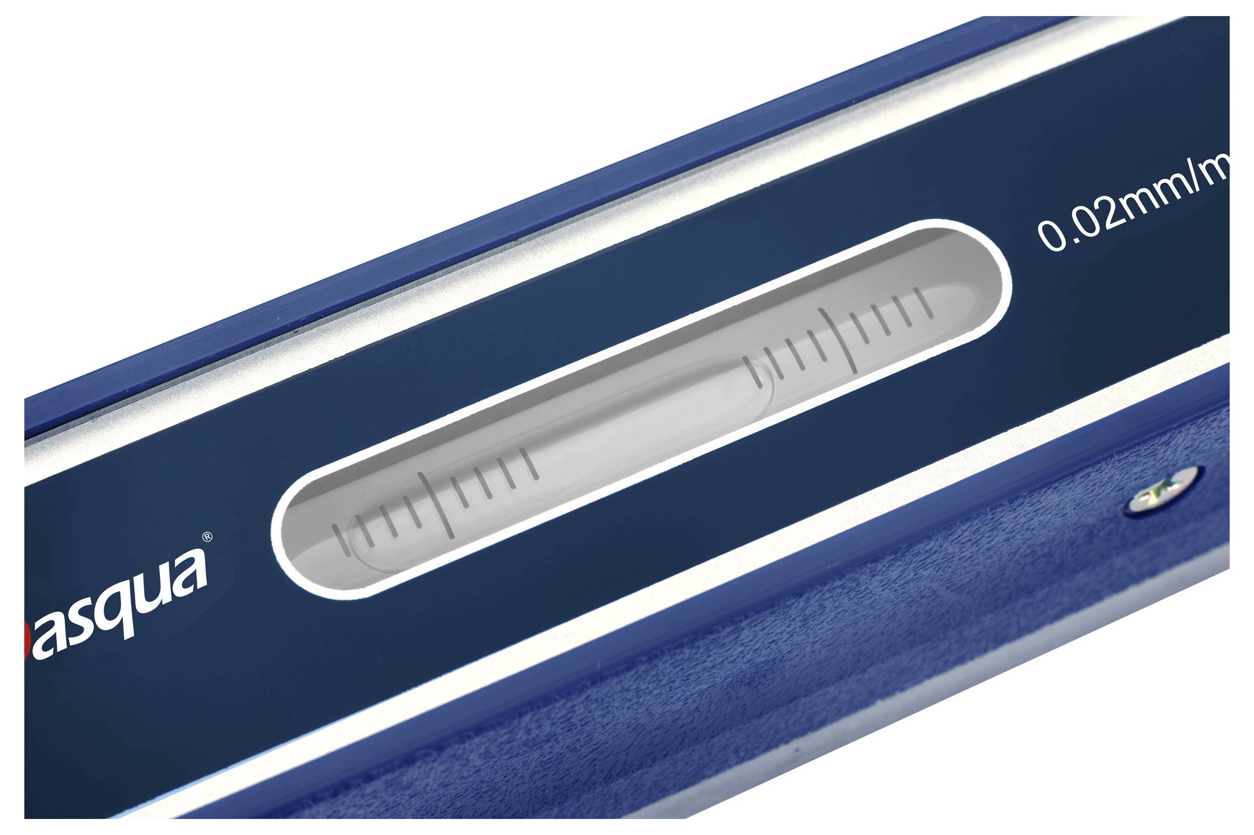 Un primo piano di un calibro digitale blu e bianco, che mostra misurazioni precise in millimetri.