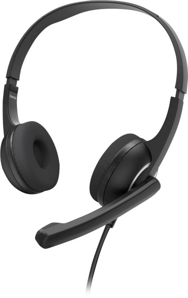 Hama   Cuffie On Ear via cavo Stereo Nero Riduzione del rumore del microfono Muto Computer