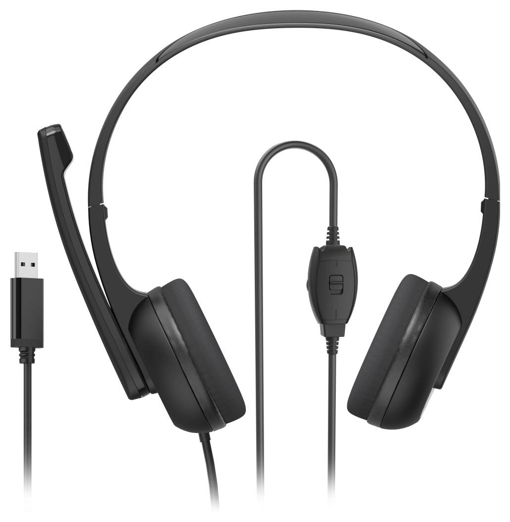Hama Cuffie On Ear via cavo Stereo Nero Riduzione del rumore del microfono Muto Computer-2