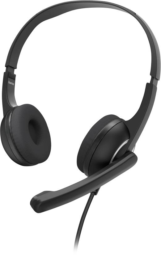 Hama Cuffie On Ear via cavo Stereo Nero regolazione del volume-0