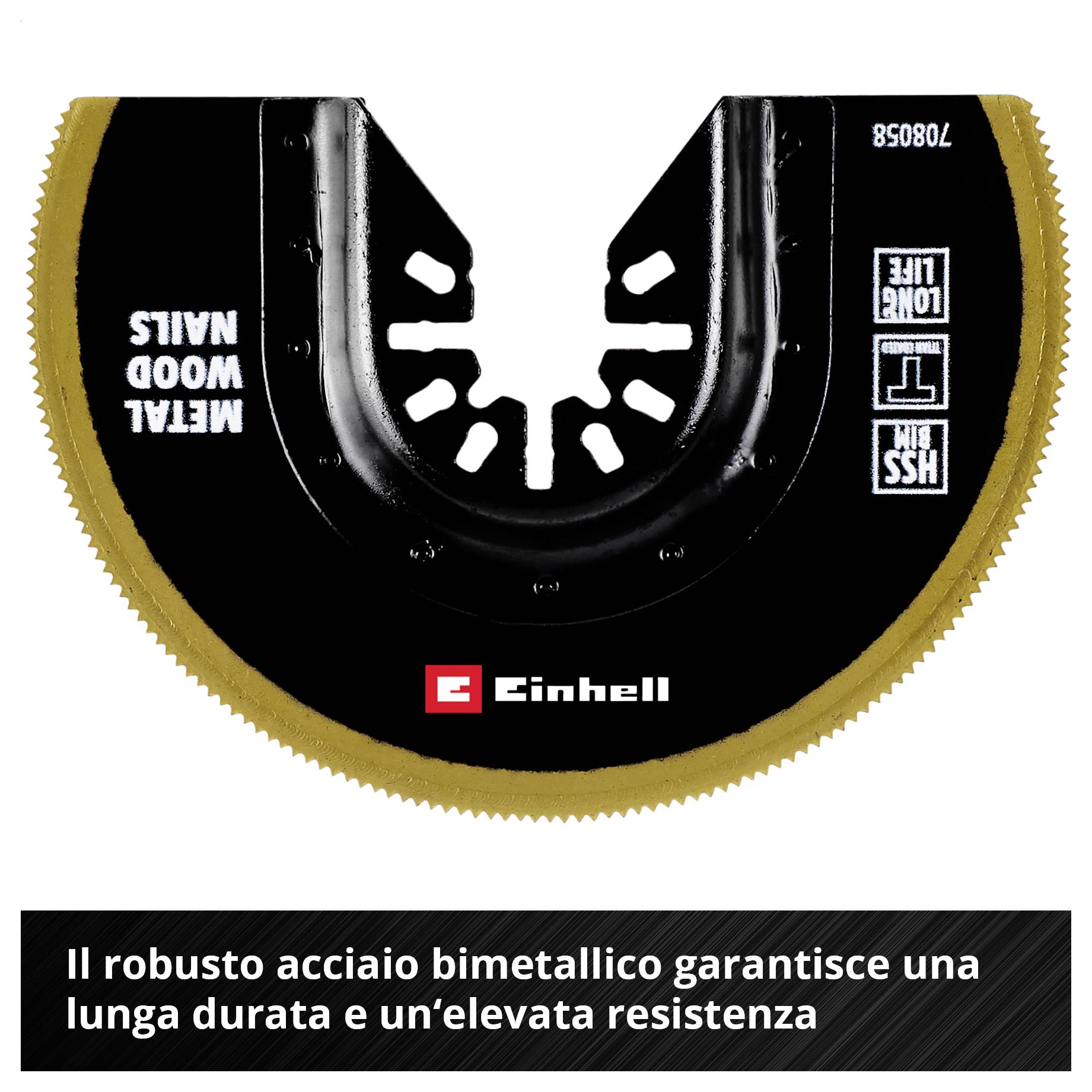 Einhell 708058 Sägeblatt halbr. BIM-TI, 88mm Bimetallico Lama per tagli dal pieno 88 mm 88 mm 1 pz.-3