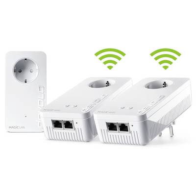 Devolo Magic 2 WiFi 6 next Powerline WLAN Starter Kit multiroom 07195 Powerline, WLAN 2400 MBit/s-1
