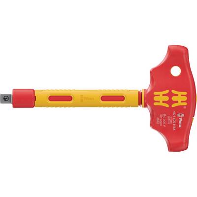 Wera 410 i VDE B RA VDE Cacciavite a punta quadrata Dimensione della chiave (pollici): 3/8 pollici Lunghezza della lama:-0
