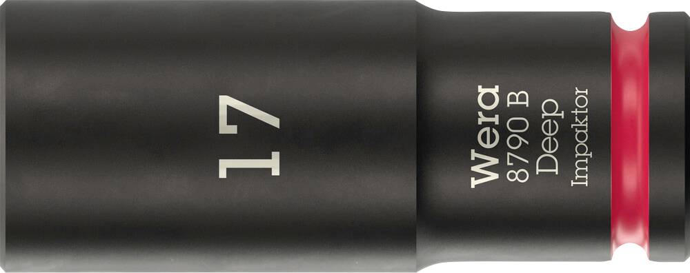 Wera 8790 B Impaktor Deep 05005558001 Esagono esterno Inserto a bussola 17 mm 17 mm 3/8"-0