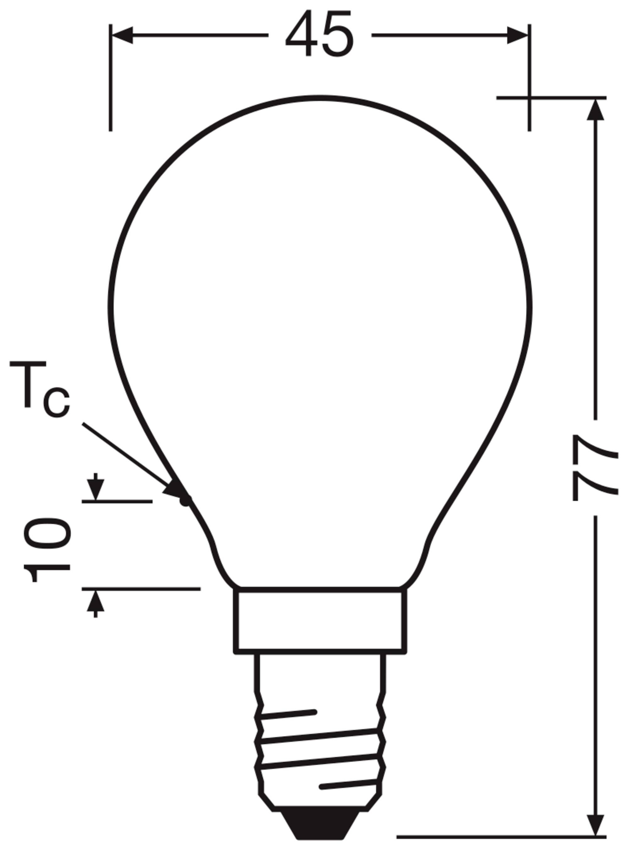 OSRAM HOMELIGHTING 4099854235481 LED (monocolore) ERP D (A - G) E14 5.9 W Bianco luce del giorno 3 pz.-3