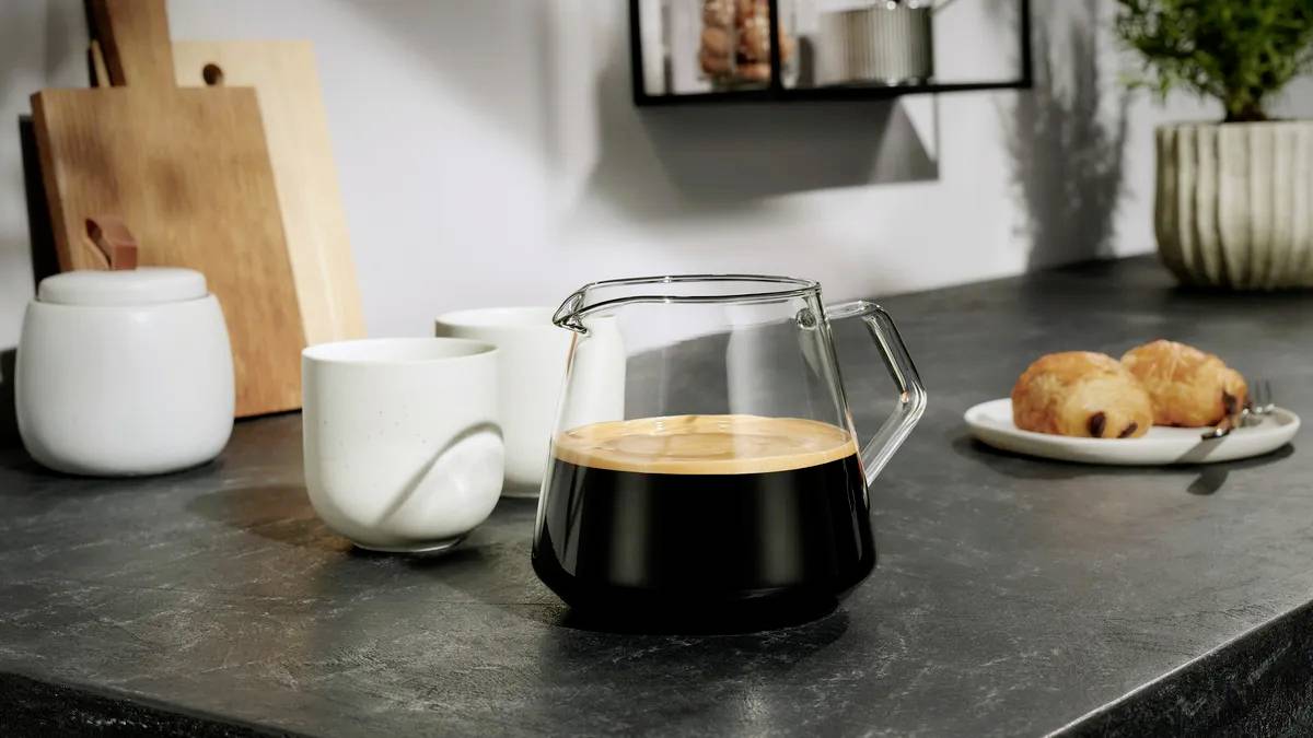 Siemens EQ700 integral TQ717D03 Macchina per il caffè Nero, acciaio inox-13