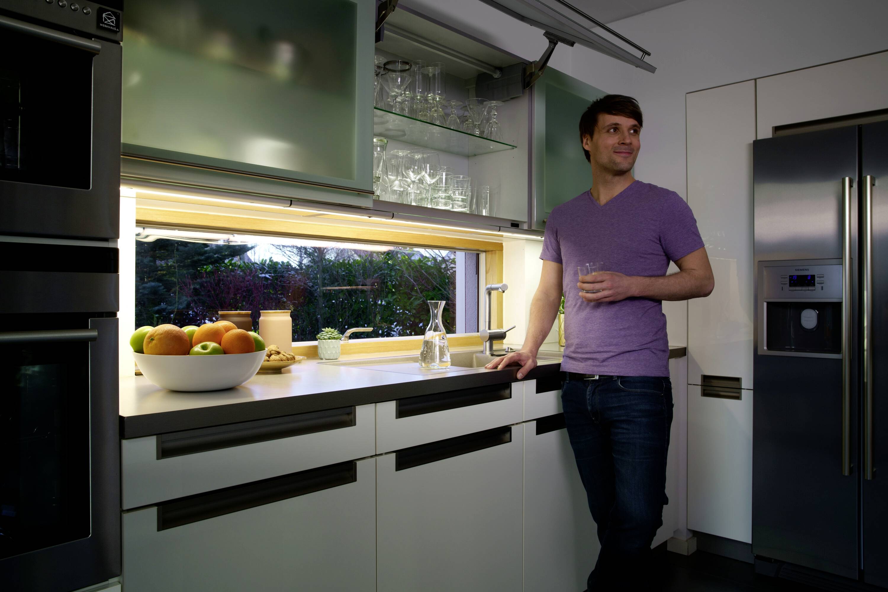 OSRAM HOMELIGHTING Linear LED Flat Sensor 12W 3000K Lampada sottopensile LED con rilevatore di movimento-3