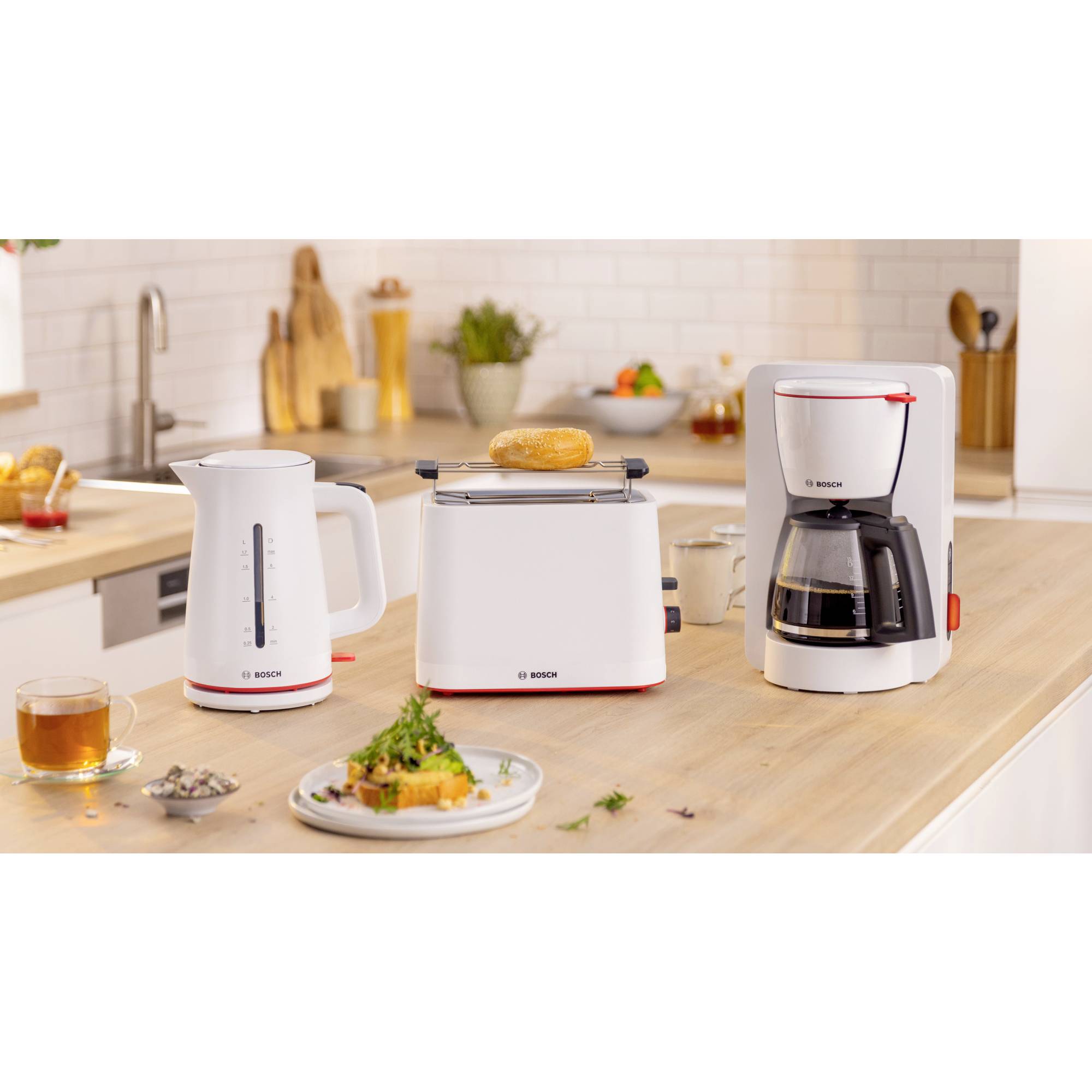 Bosch Kompakt Toaster MyMoment, weiß Tostapane Bianco-4